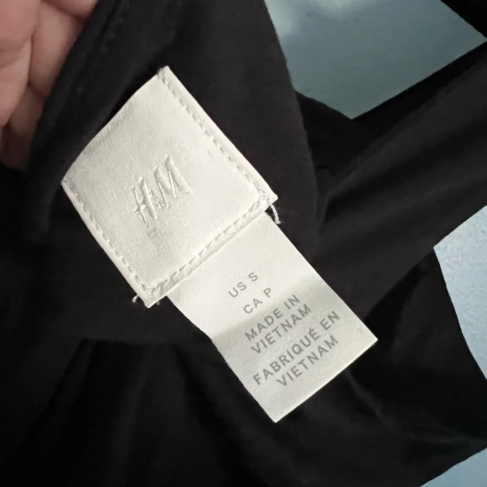 H&M Black square neck bodysuit